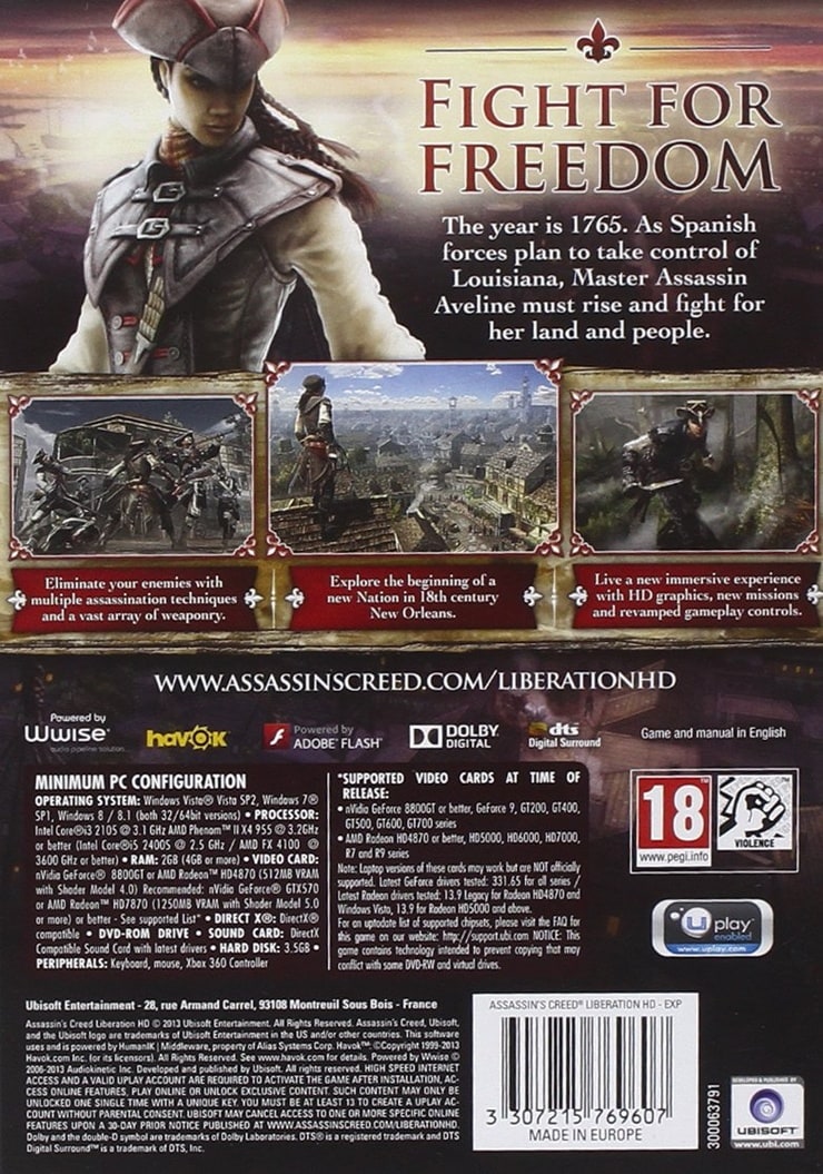 Assassin's Creed Liberation HD