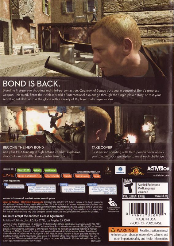 James Bond 007: Quantum of Solace