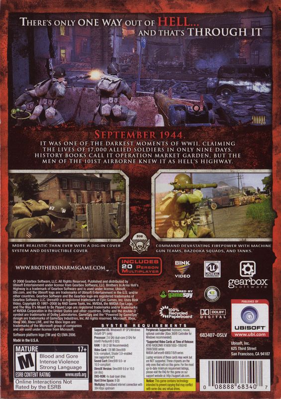 Brothers in Arms: Hell's Highway