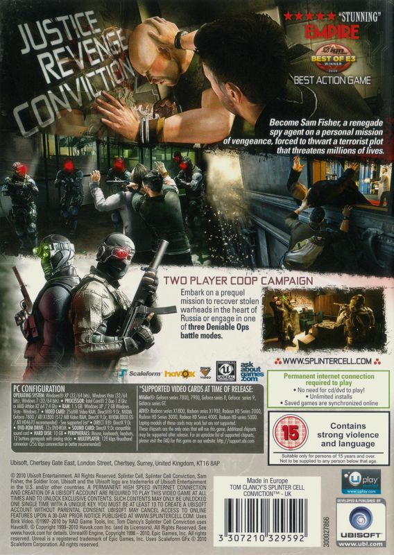 Tom Clancy's Splinter Cell: Conviction