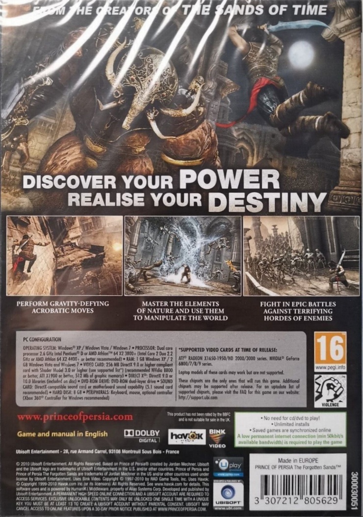 Prince of Persia: The Forgotten Sands