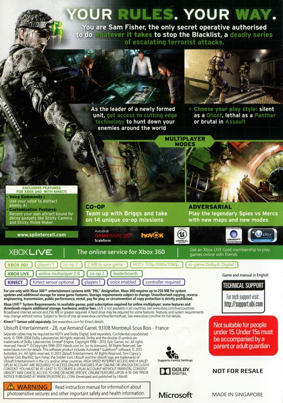 Tom Clancy's Splinter Cell: Blacklist