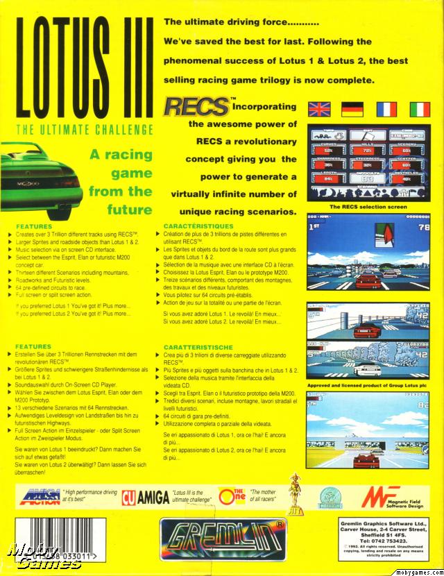Lotus III: The Ultimate Challenge