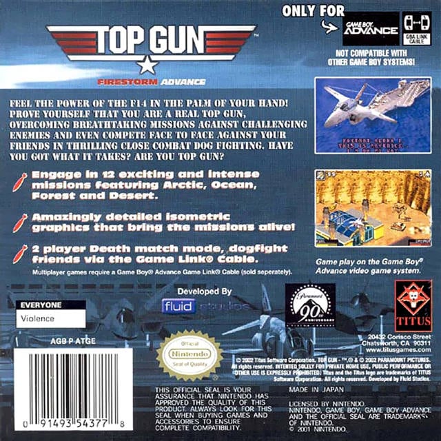 Top Gun: Firestorm Advance