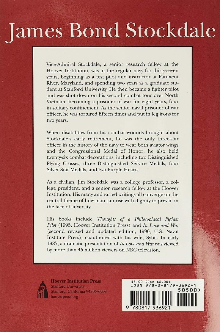 Courage Under Fire: Testing Epictetus's Doctrines in a Laboratory of Human Behavior (Hoover Essays)
