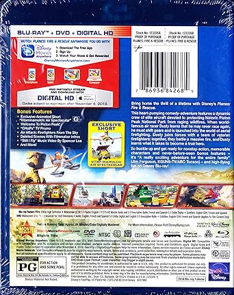 Planes Fire & Rescue (Blu-ray + DVD + Digital Code)