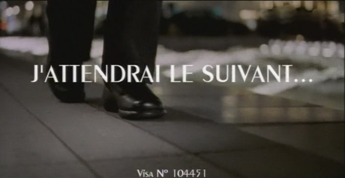 J\'attendrai le suivant...