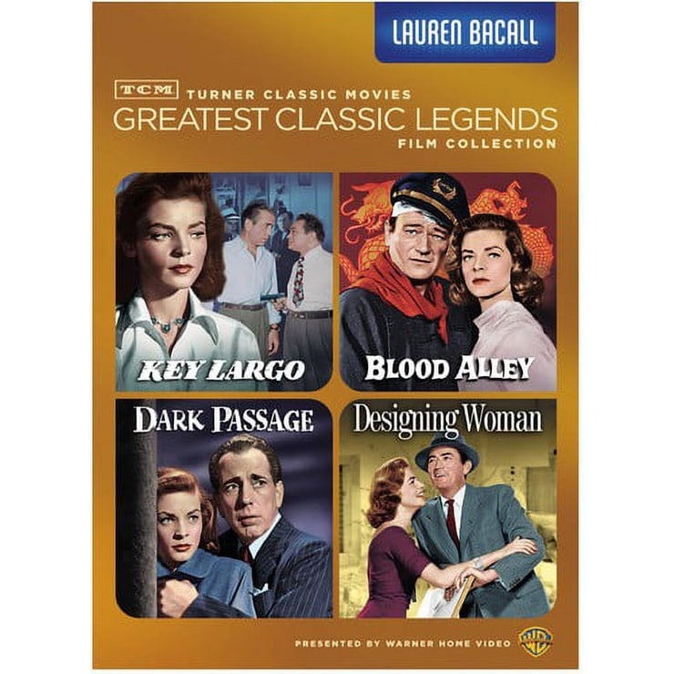TCM Greatest Classic Legends: Lauren Bacall (Key Largo / Blood Alley / Dark Passage / Designing Woma