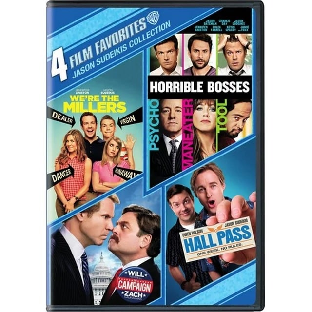4 Film Favorites: Jason Sudeikis (We're the Millers / Horrible Bosses / Hall Pass  / The Campaign)