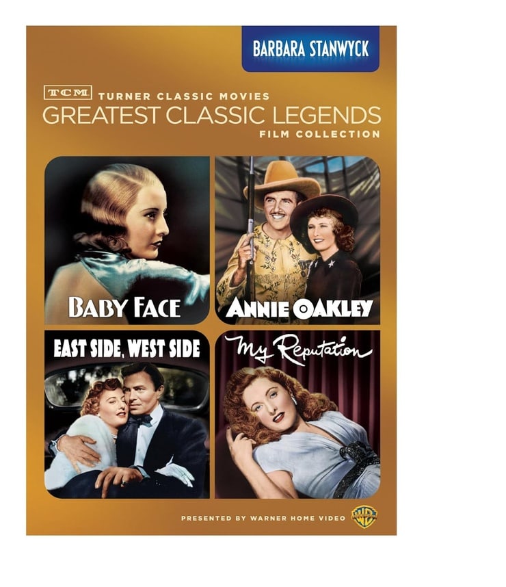 TCM Greatest Classic Legends Film Collection: Barbara Stanwyck (Baby Face/Annie Oakley/My Reputation