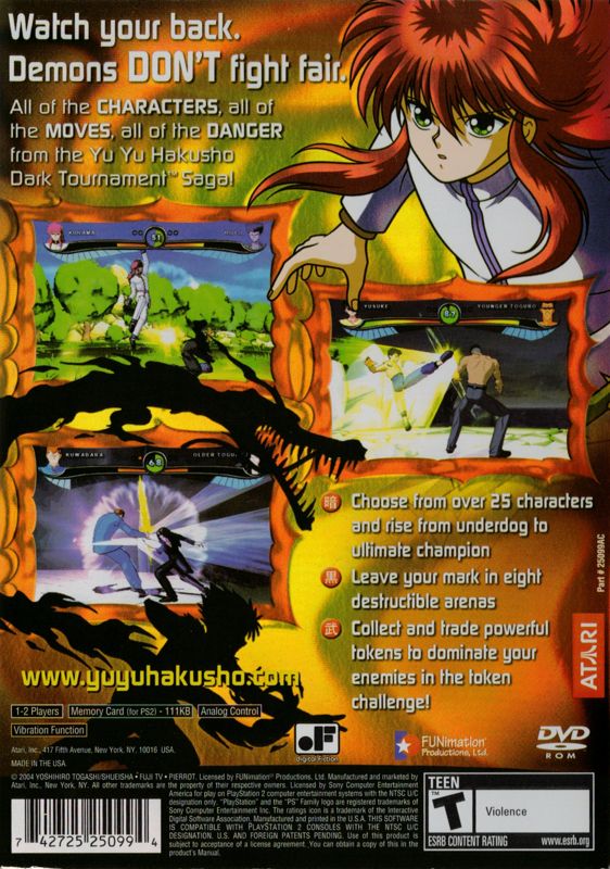 Yu Yu Hakusho Dark Tournament