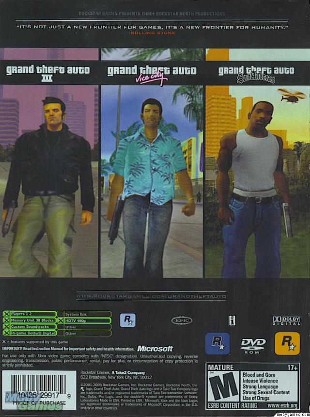 Grand Theft Auto: The Trilogy