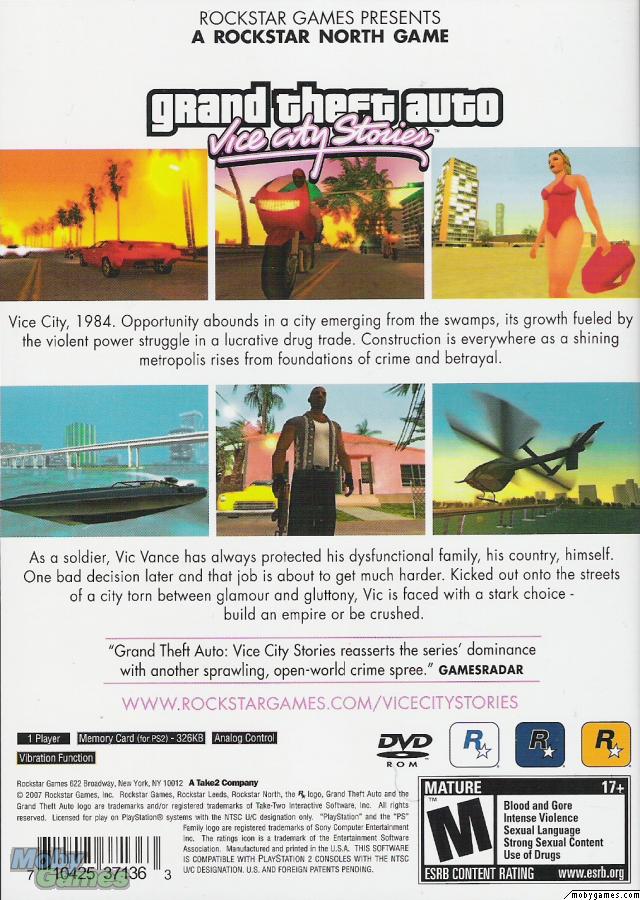 Grand Theft Auto: Vice City Stories