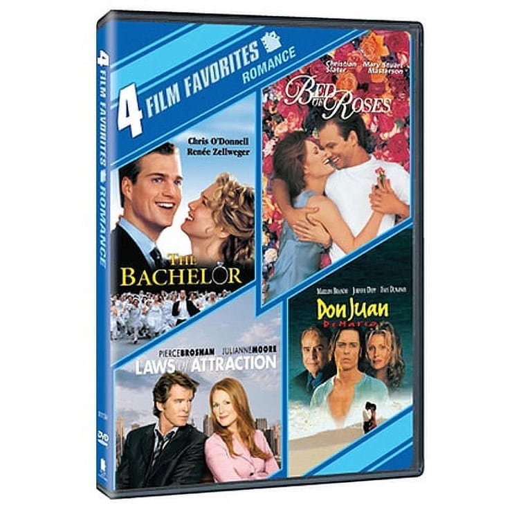 4 Film Favorites: New Line Romantic Comedy (Don Juan DeMarco, The Bachelor, Bed of Roses, Laws of At