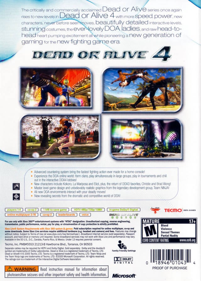 Dead or Alive 4