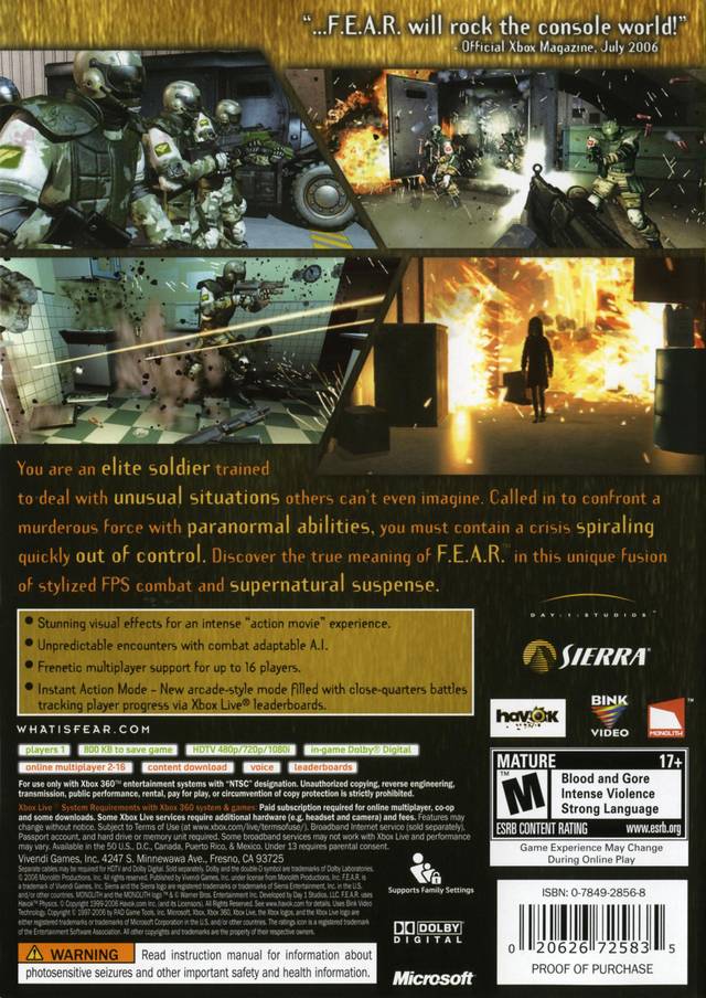 F.E.A.R.: First Encounter Assault Recon