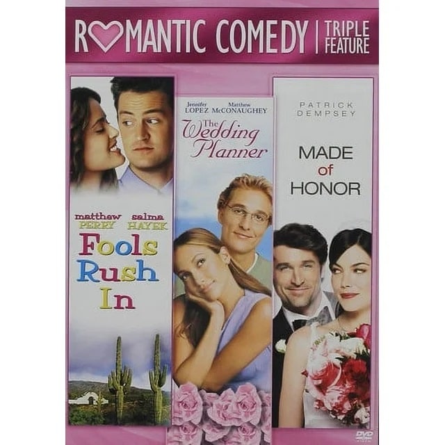 Romantic Comedy Triple Feature (Fools Rush In / The Wedding Planner / Made Of Honor)