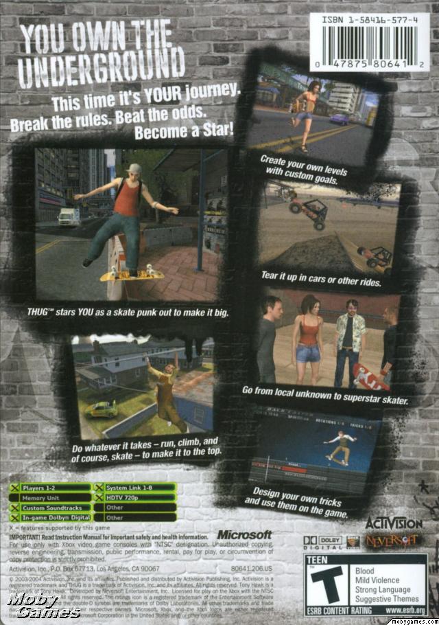 Tony Hawk's Underground
