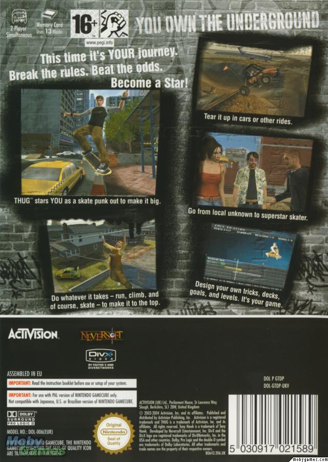 Tony Hawk's Underground