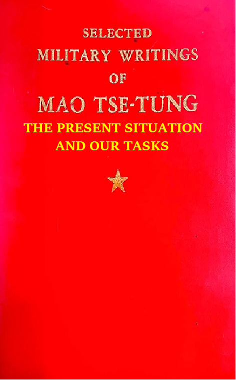 THE PRESENT SITUATION AND OUR TASKS