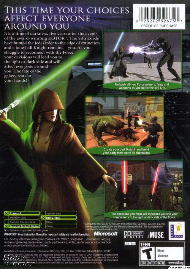 Star Wars: Knights of the Old Republic II - The Sith Lords