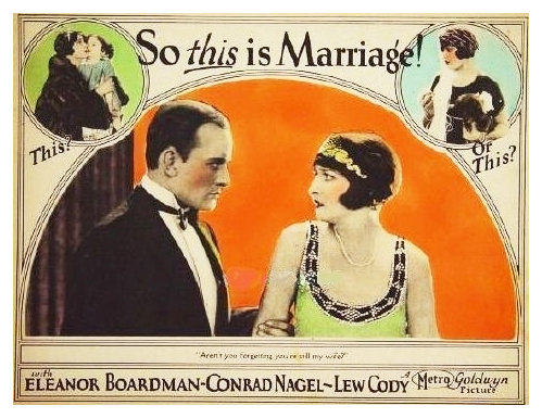 So This Is Marriage?