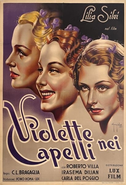 Violette nei capelli