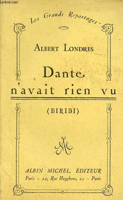 Dante n'avait rien vu