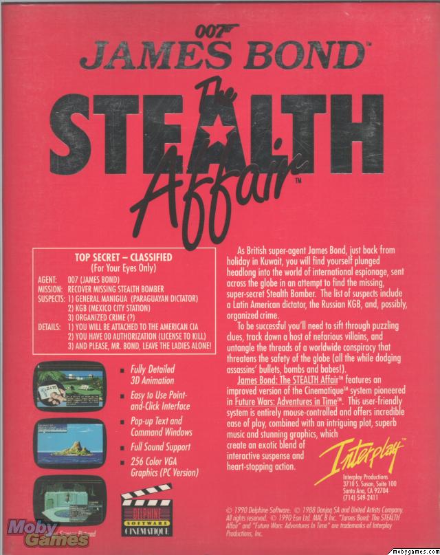 James Bond: The Stealth Affair (aka Operation Stealth)