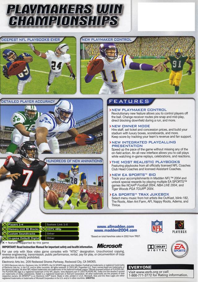 Madden NFL 2004