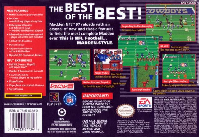 Madden NFL 97