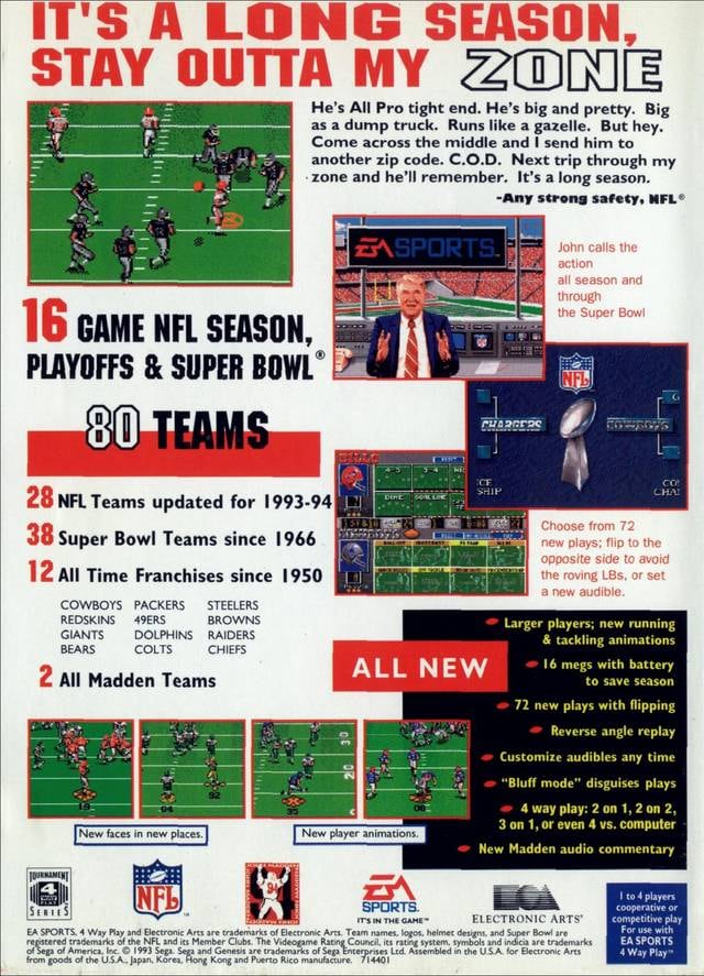 Madden NFL '94