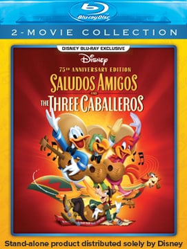 Saludos Amigos And The Three Caballeros 75th Anniversary Edition 2-Movie Collection (Blu-ray)