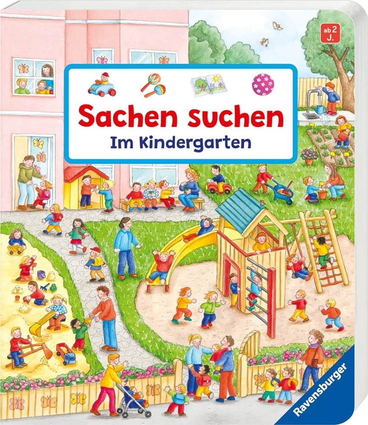 Sachen suchen: Im Kindergarten