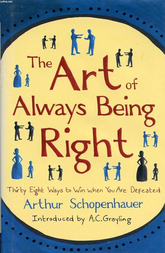 The Art of Always Being Right: Thirty Eight Ways to Win When You Are Defeated