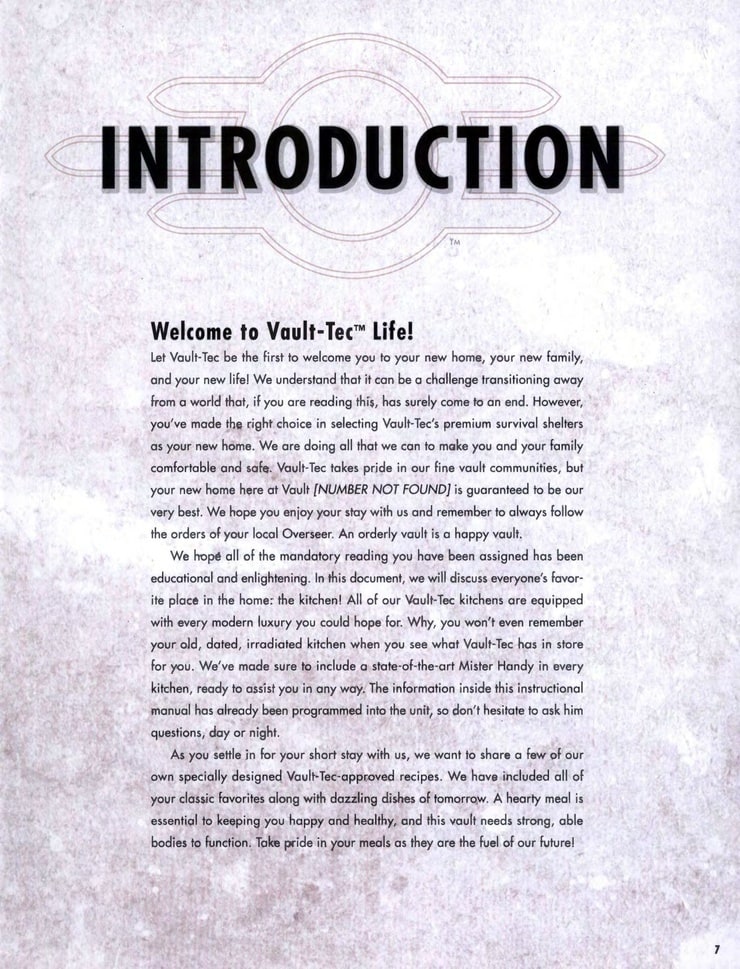 The Vault Dweller's Official Cookbook