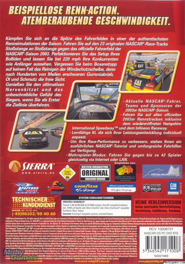 NASCAR Racing 2003 Season