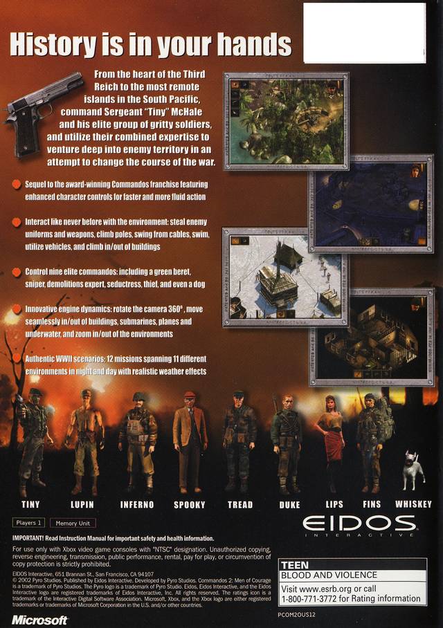 Commandos 2: Men of Courage