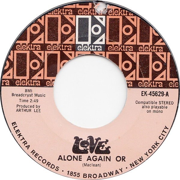 Alone Again Or / A House is Not a Motel