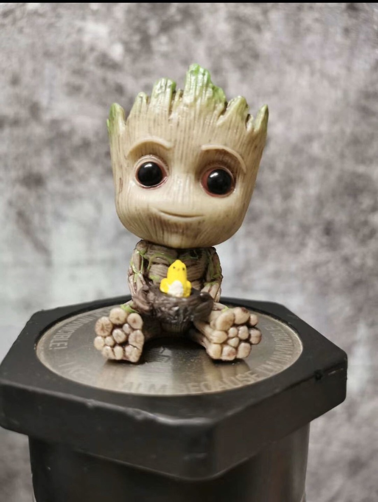 Groot with Bird and Nest PVC Figure