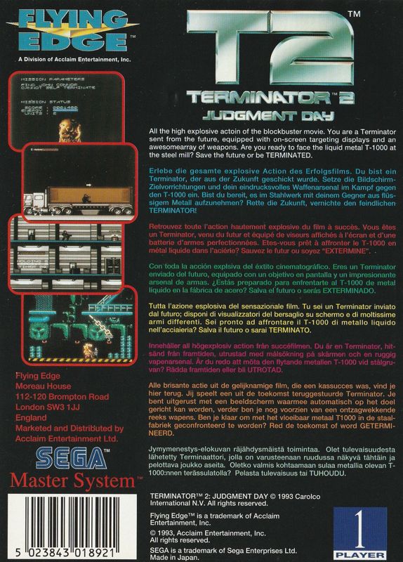 Terminator 2: Judgment Day Terminator 2: Judgment Day