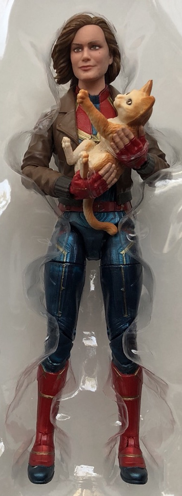Captain Marvel with Goose Action Figure - Marvel Legends Series