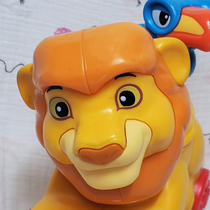 Simba and Zazu Lion King Push Toy - (Fisher Price, 2012)