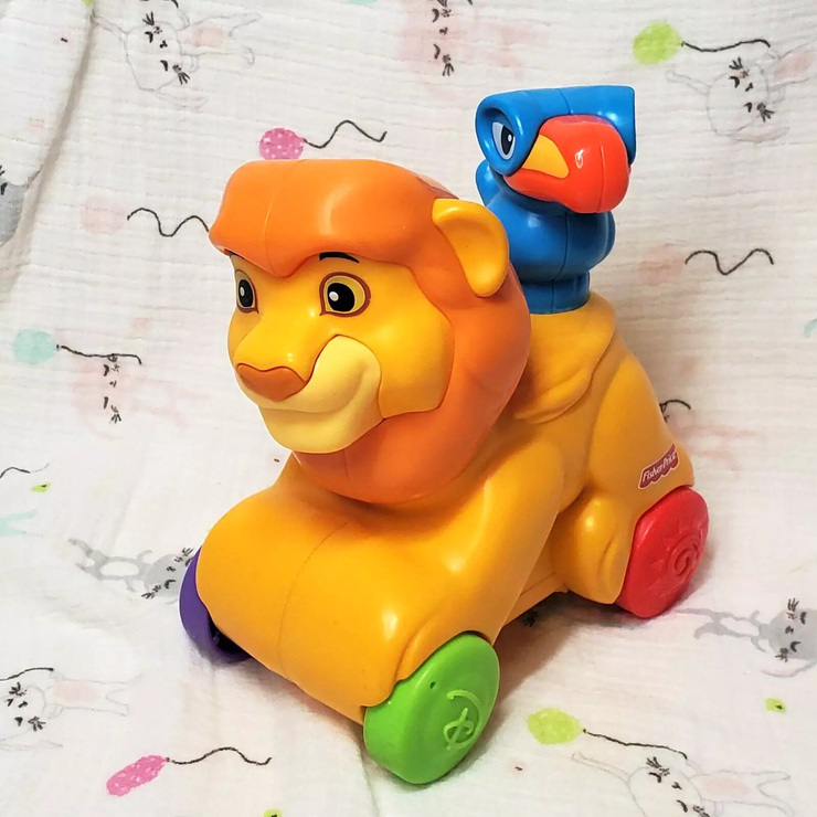 Simba and Zazu Lion King Push Toy - (Fisher Price, 2012)