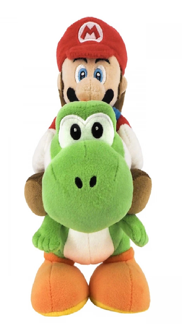 Super Mario Riding Yoshi Plush Toy