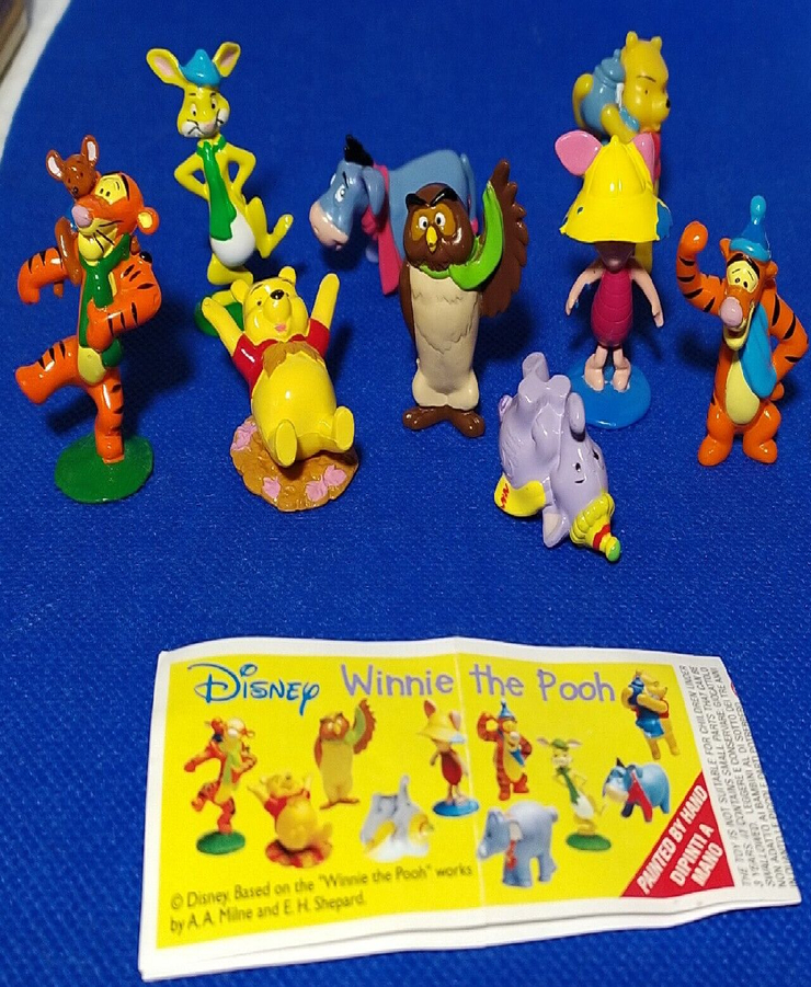 2005 Winnie the Pooh Kinder Surprise PVC Figures