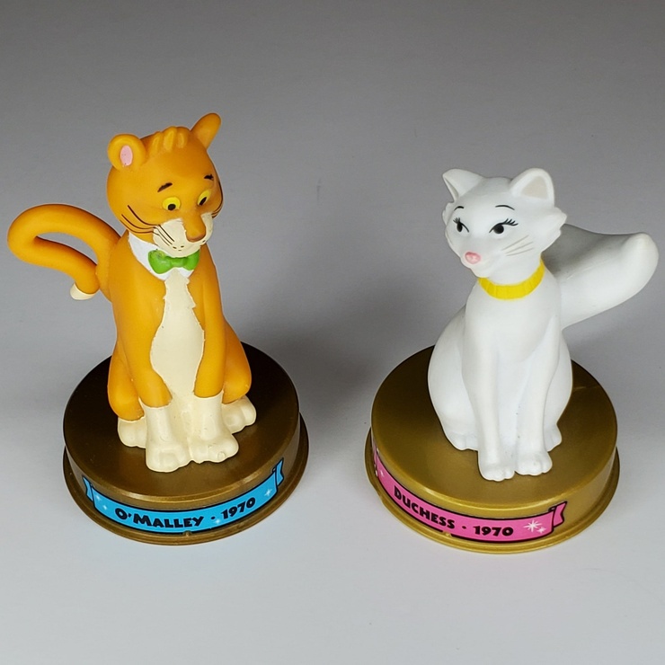O'Malley and Duchess Happy Meal Toys (Disney's 100 Years of Magic Collection)