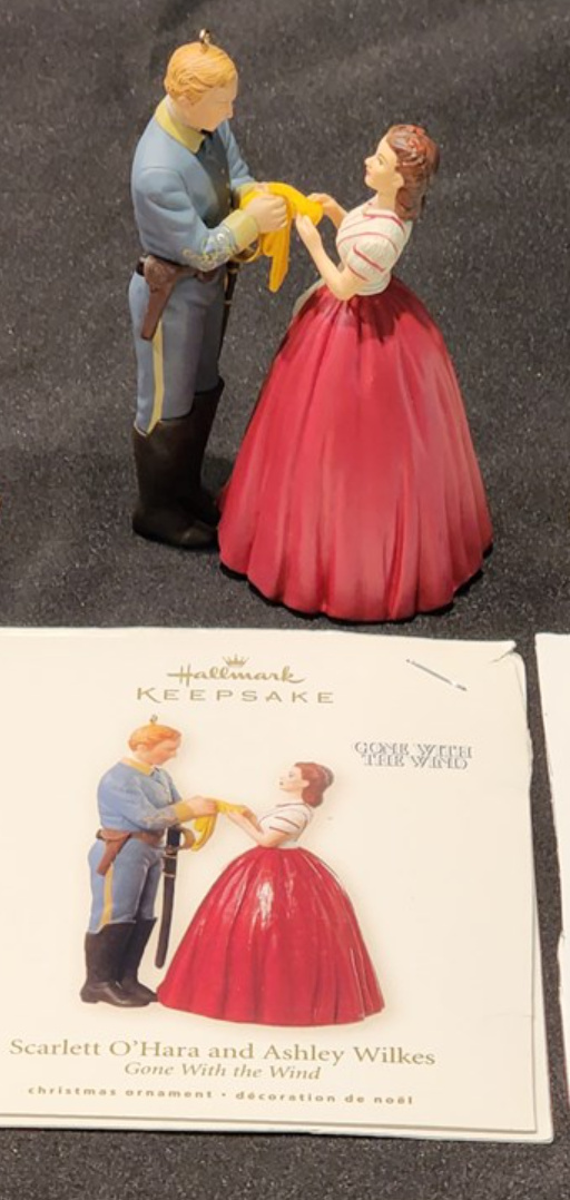 Scarlett O'Hara and Ashley Wilkes Hallmark Keepsake Ornament From Gone with the Wind