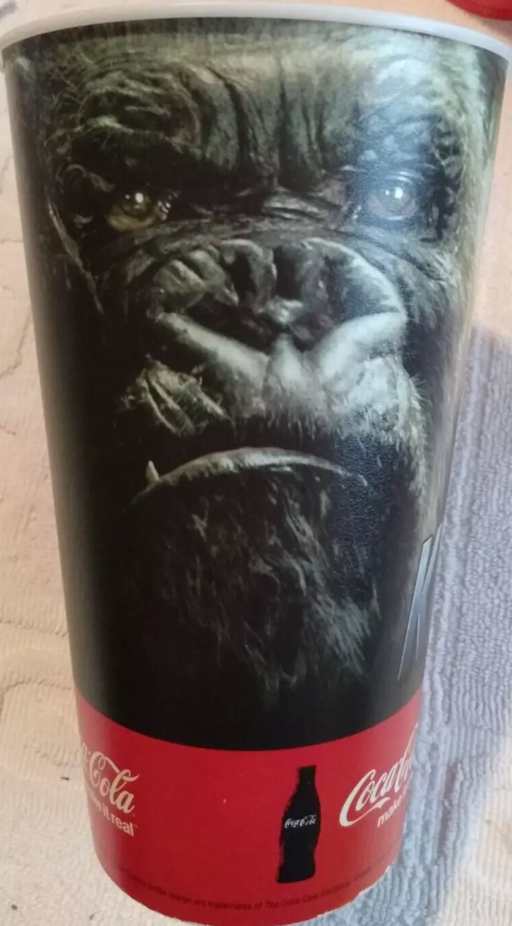 2005 King Kong Collector Cups Set of 4