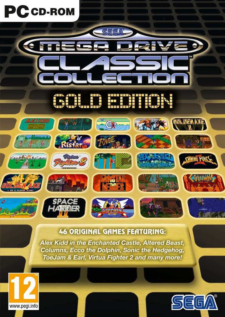 SEGA Mega Drive - Gold Collection (PC CD)